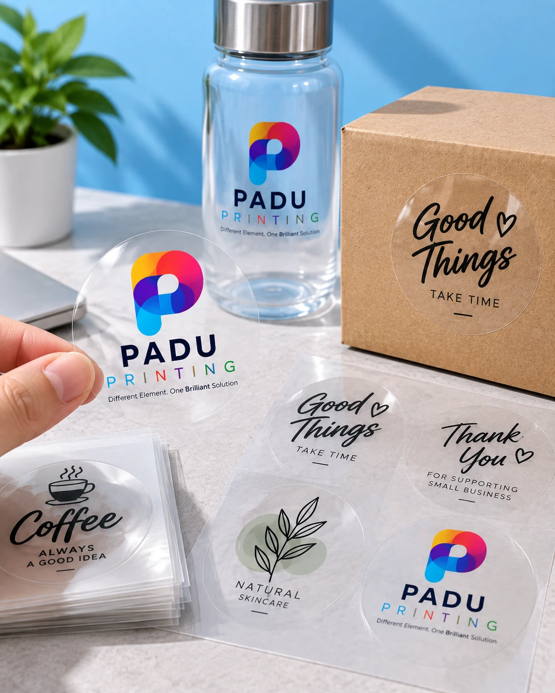 Cetak Stiker Transparent
